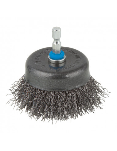 Brosse tasse en fil d'acier, vaste. hexagonal, ø75mm 2106000 wolfcraft
