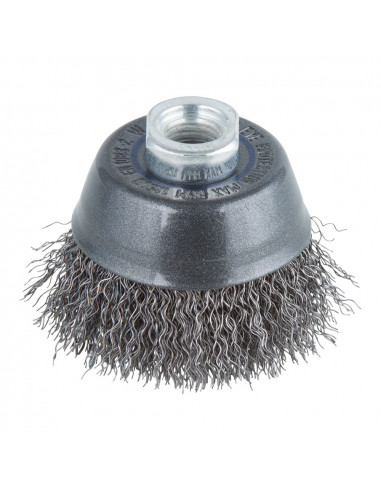 Brosse tasse en fil d'acier, ws m14 ø70mm 2107000 wolfcraft