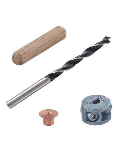 Ensemble de 31 pièces pour chien, diamètre 6mm 2916000 wolfcraft
