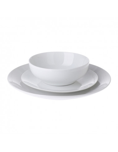 Service de table de 12 pieces assiettes + coupes.