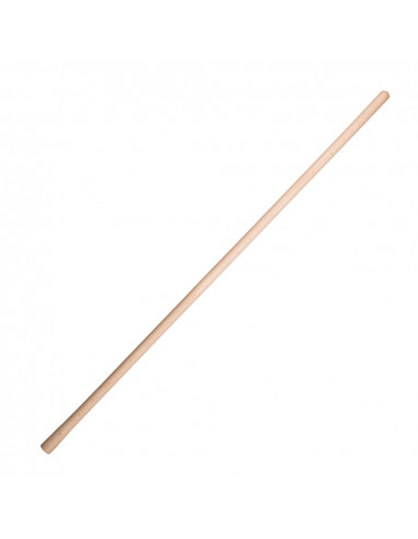Manche en bois 1,3m pour houe, en vrac, label. stocker