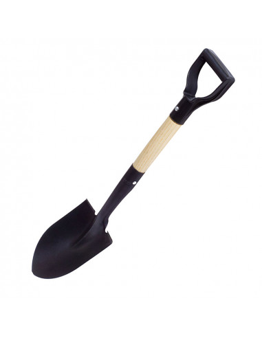 Pelle en acier avecm anche en bois. stocker