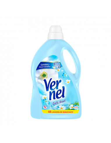 Adoucissant vernel bleu ciel 44 lavages