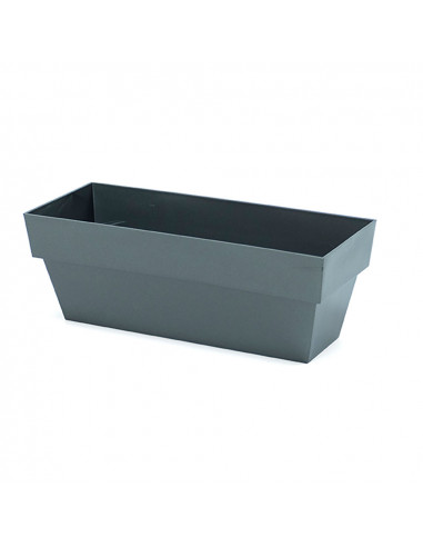 Jardinière limited 10x25cm anthracite plastiken