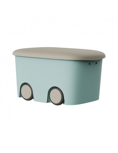 Multibox enfants 45l menthe-ecru 88100 plastiken