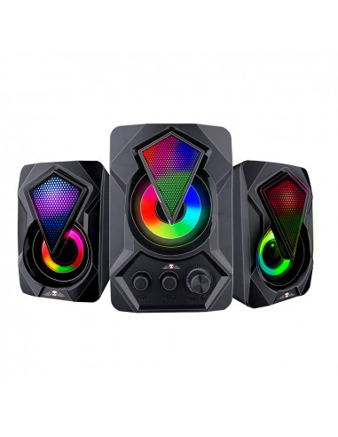 No fear rgb light gaming haut-parleurs