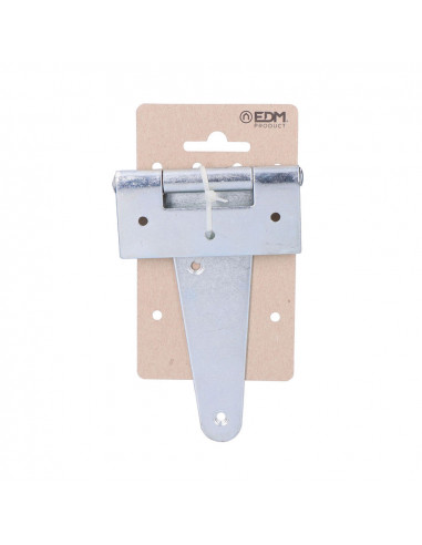 Charnière blister t 100 x 75 hº acier zing blanc sur carton suspendu edm
