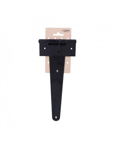 Charnière t 300x110 mm hº époxy noir sur carton suspendu edm