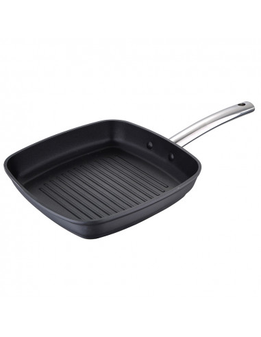 Grill pan 28x28cm aluminium forgé foodies bgmp-3510 masterpro