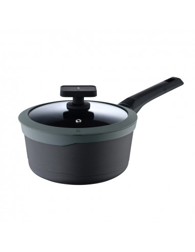 Casserole ø16x8,0cm fonte aluminium avec couvercle gastro reeco bgmp-8113 masterpro