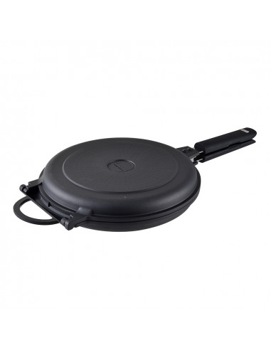Tortillas plat rotatif ø26x6cm fonte d'aluminium smart bgmp-2854 masterpro