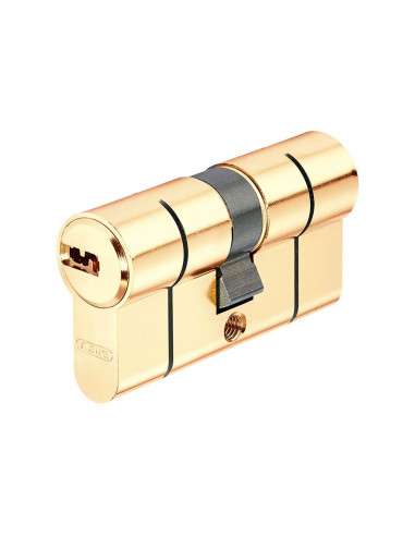 Double embrayage pointes laiton euro cylindre 35/35 - d66 mm 35/35 abus