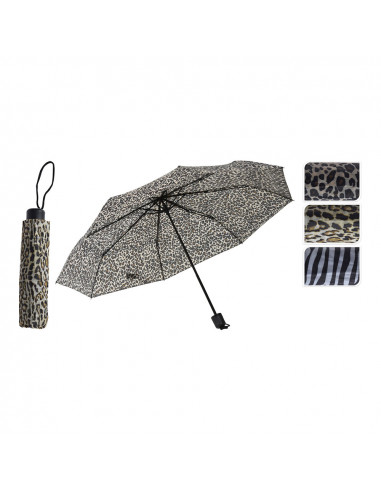 Mini parapluie 53cm imprimes assorties