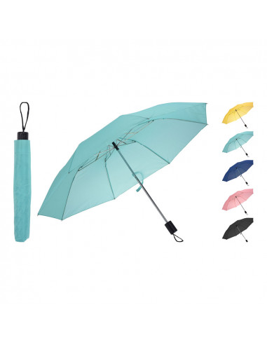 Mini parapluie 53cm couleurs pastel assorties