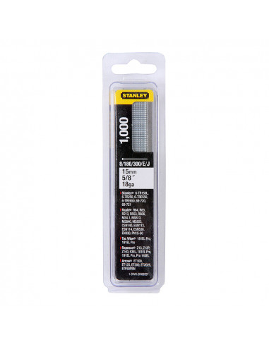 Boite 1000 clous/brad 8/300/e/type j - 15mm 1-swk-bn0625t stanley