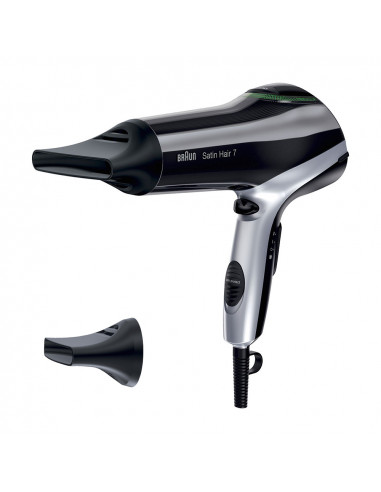 Séche-cheveux ionique braun brhd710e noir 2200w.