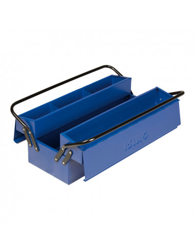 Boîte porte-outils 2 poignées et 3 plateaux 500x210x190mm 902031 irimo