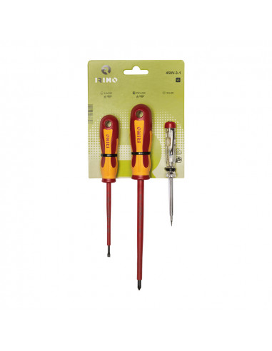 Jeu de 2 tournevis 1000v+testeur 459v-3-1 irimo