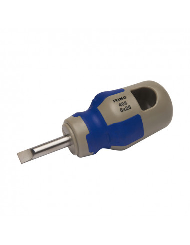 Tournevis carrosserie manche droit manche bimatière 5.5x25mm 408-5.5-25 irimo