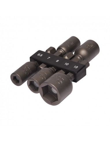 Jeu de 5 embouts stecker magnétiques 5.5-13mm 474m-5-h irimo