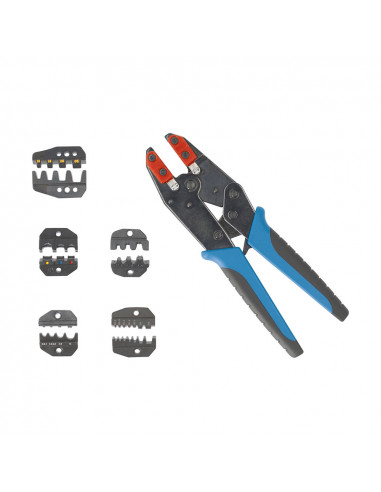 Pince à sertir à 5 embouts interchangeables 630-5hd-4 irimo