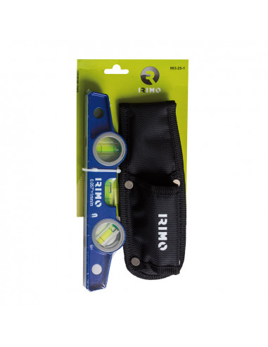 Niveau solide en aluminium injecté magnétique 250mm avec sac 983-25-1 irimo