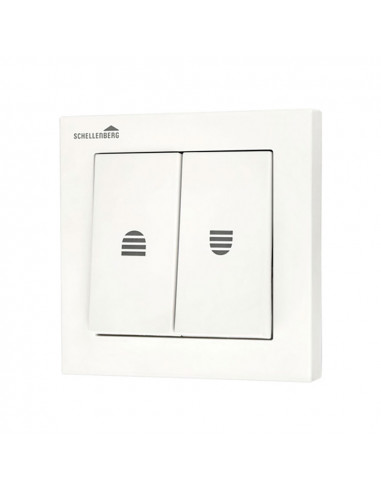 Interrupteur pour rouleau roulant 2 boutons 23005 schellenberg.