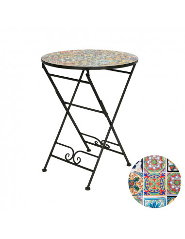 Table mosaique modèle praga, usage extérieur.