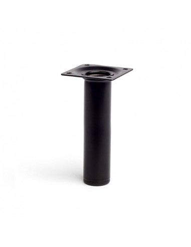 Pied cylindrique en acier couleur noire mod. 401g. dimensions ø3x15cm 2-401g.150.03 rei