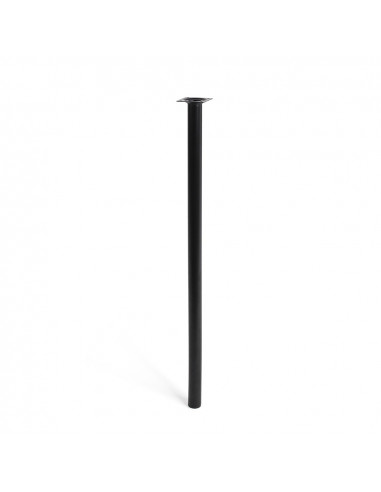 Pied cylindrique en acier couleur noire mod. 401g. dimensions ø3x70cm 2-401g.700.03 rei