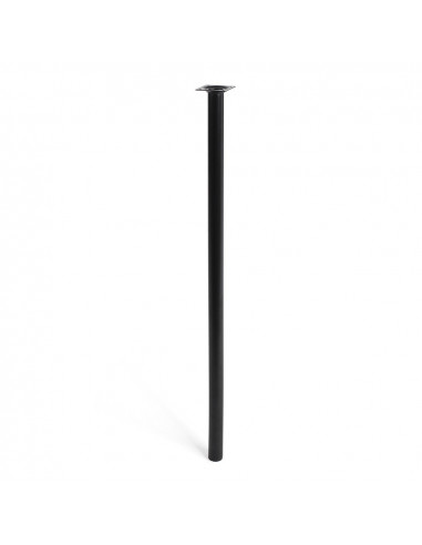 Pied cylindrique en acier couleur noire mod. 401g. dimensions ø3x80cm 2-401g.800.03 rei
