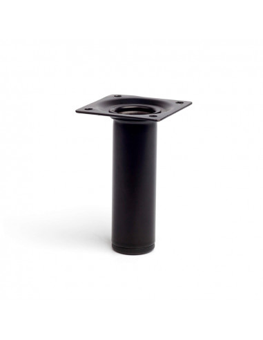 Pied cylindrique en acier couleur noire mod. 401g. dimensions ø3x10cm 2-401g.100.03 rei