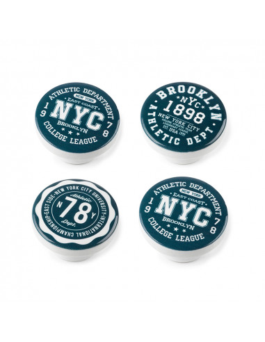 Lot 4 boutons ronds pour meuble bois illustré mod. m12 ø38mm. rei