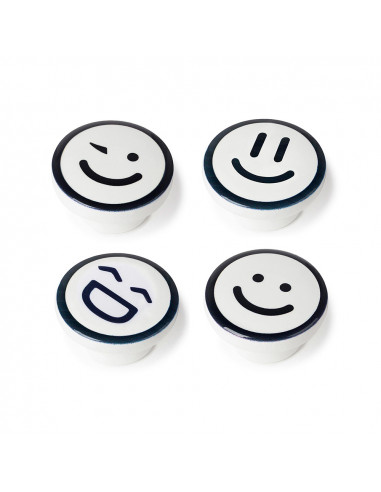 Lot 4 boutons ronds pour meuble bois illustré mod. m9 ø38mm. rei