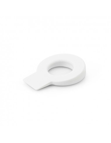 Retenue type cale pour porte pendable lock mod.660 plastique blanc mat