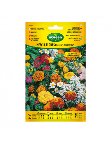 À propos des graines fleurs mélangées roches et bords 300595bolsh d'accord