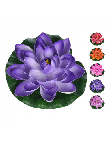 Fleur de lotus artificielle couleurs assorties