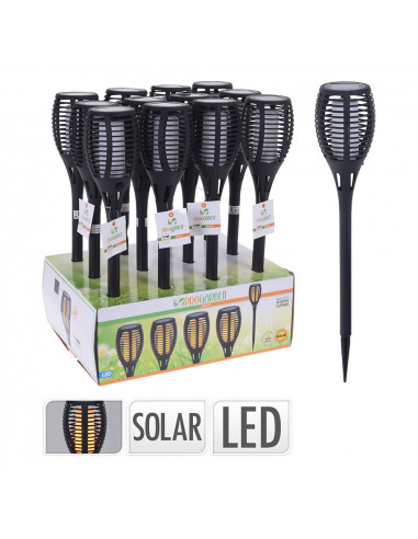 Effet flamme torche solaire