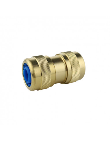 Raccord rapide avec stop 15mm laiton aqua control