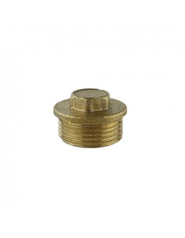 Fiche male 1/2" en laiton aqua control