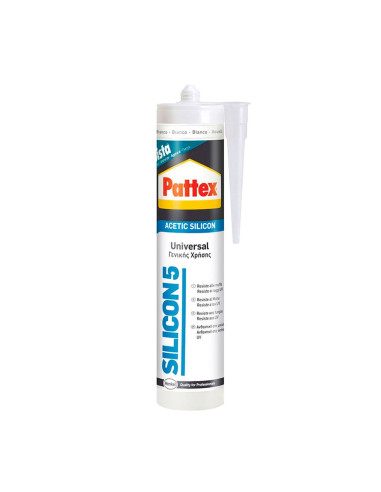 Pattex silicone universelle blanche 280ml. 1534266