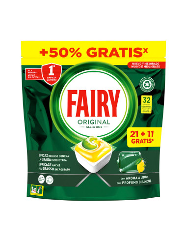 Fairy lave-vaisselle original citron 21+11