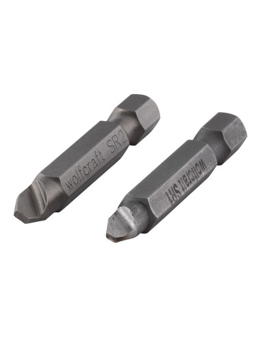 Lot de 2 embouts defectueux a tete speciale 2982000 wolfcraft