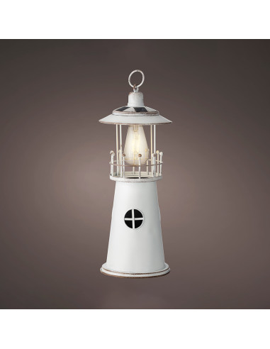 Phare solaire avec ampoule led à filament 895031