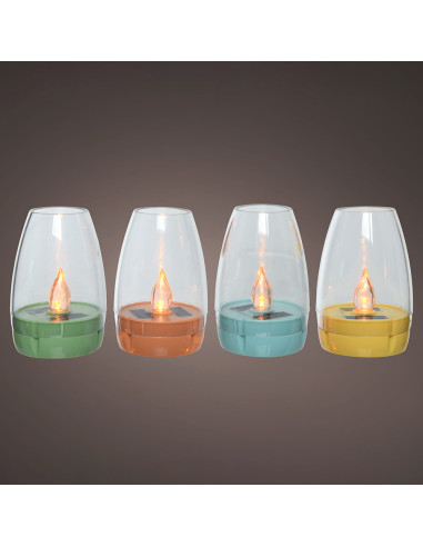 Lampe de table solaire effet flamme 895850 couleurs / modèles assortis