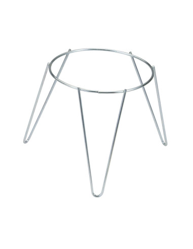 Support jardinière en acier zing blanc 16cm sv03060 sauvic