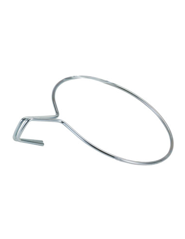 Support de jardinière balcon en acier zing blanc largeur 16cm sv03105 sauvic