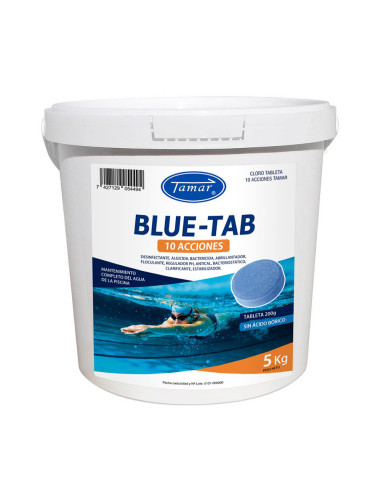 Chlore bleu tab 10 actions 5kg 1205106050 tamar