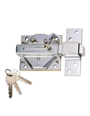 Serrure traditionnelle 2930 fini fer chrome 92930hc lince