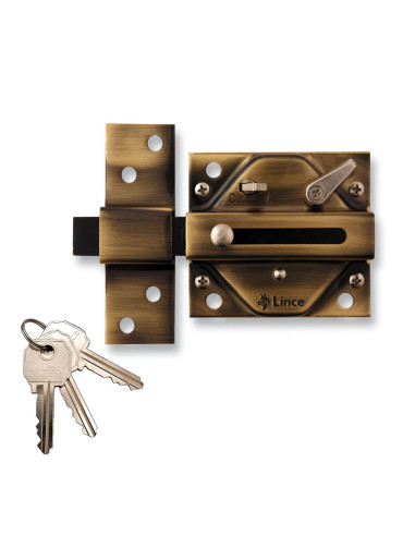 Serrure traditionnelle 2930 finition bronze anglais 92930bi lince